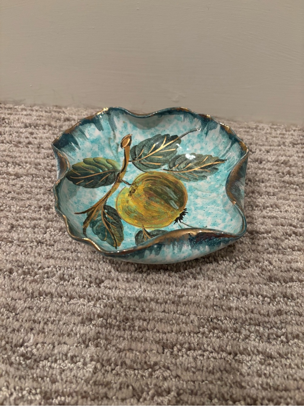 Vintage Hand Painted Italian Bowl